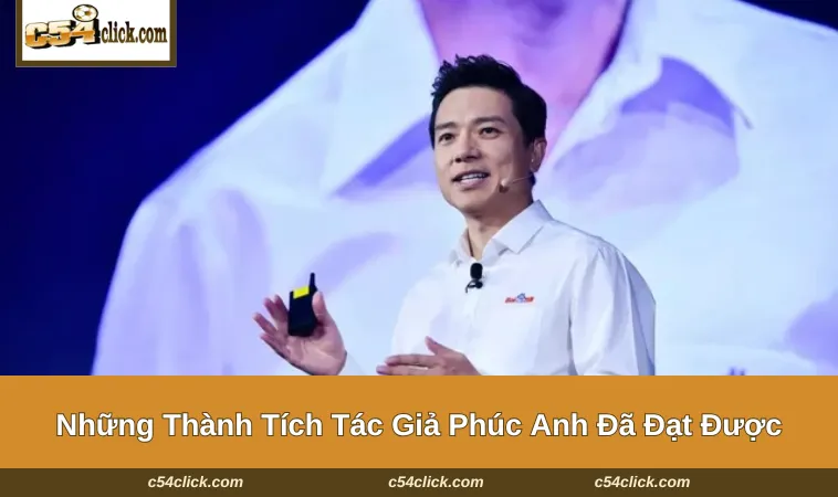 Những thành tích mà tác giả này đã đạt được